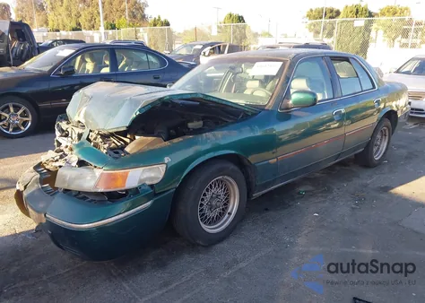 2000 Mercury Grand Marquis Ls z USA, uszkodzony, nr VIN 2MEFM75W7YX675411